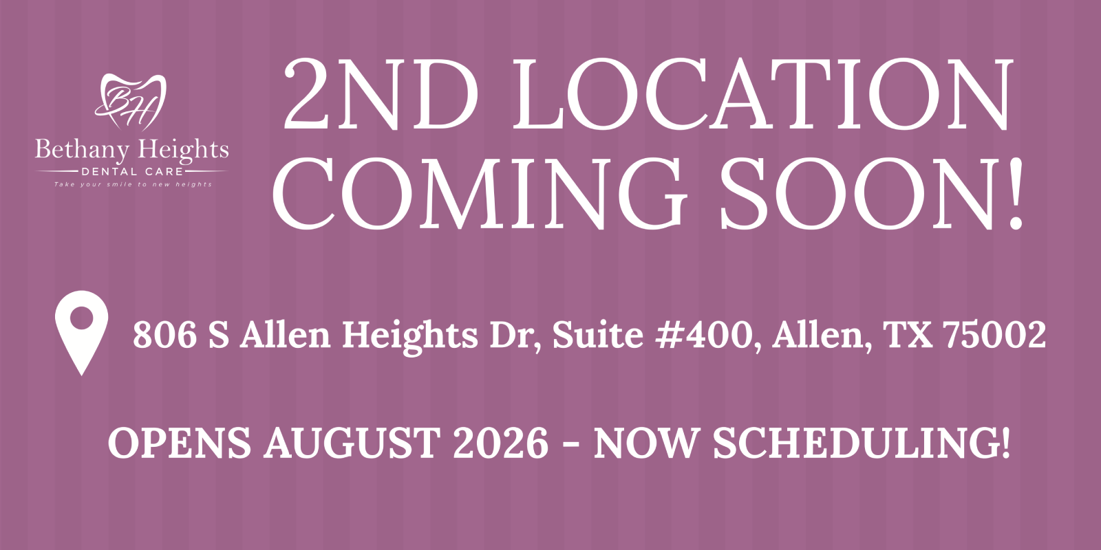 New Location Coming Soon.